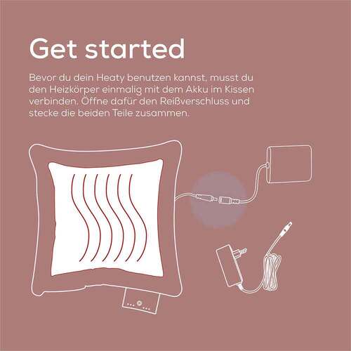 Beurer HK77 Heaty Akku-Heizkissen blush-rose - 6