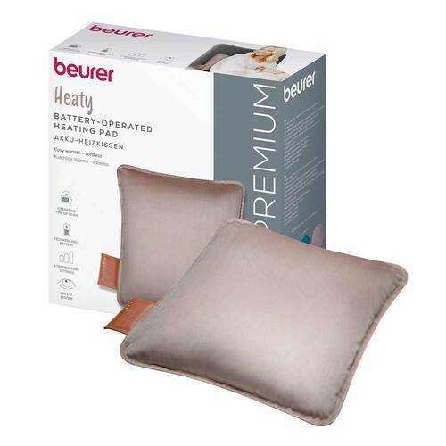 Beurer HK77 Heaty Akku-Heizkissen smokey-taupe - 1