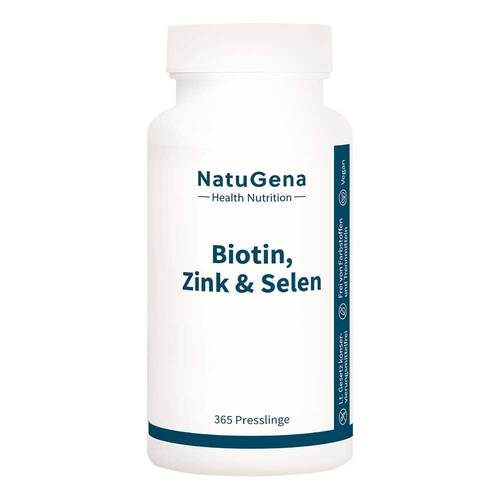 Biotin + Zink + Selen hochdosiert + vegan Presslinge - 1