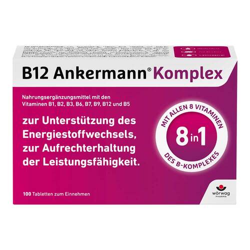 B12 Ankermann Komplex &uuml;berzogene Tabletten - 1
