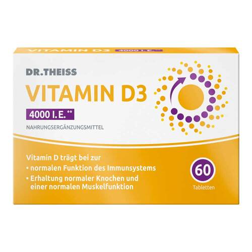 Dr. Theiss Vitamin D3 Tabletten 4000 I.E. - 1