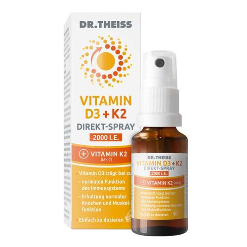Dr. Theiss Vitamin D3 + K2 Direkt-Spray 2000 I.E. - 1