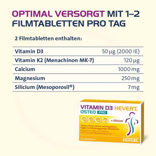 Vitamin D3 Hevert Osteo Pro Filmtabletten - 2