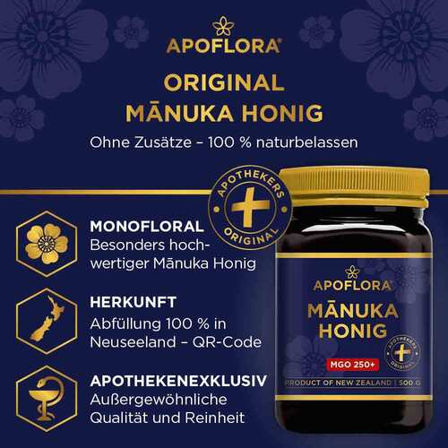 Manuka Apoflora Honig Mgo 250 +  - 2
