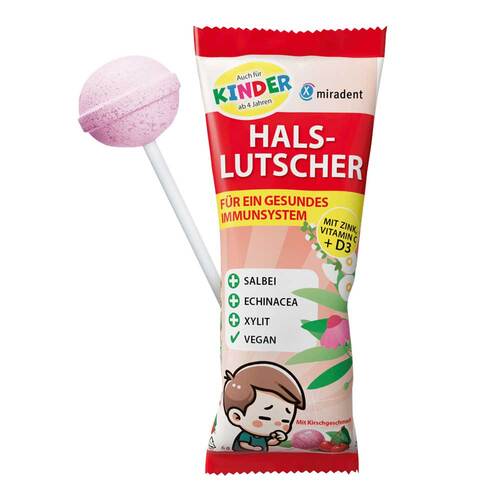 Miradent Halslutscher Kirsche zuckerfrei - 2