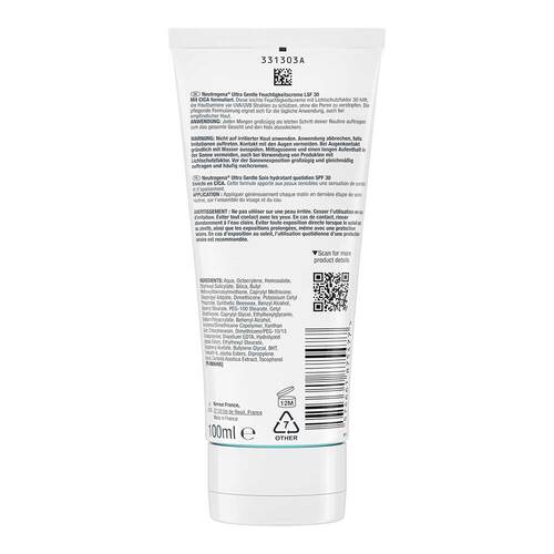 Neutrogena Ultra Gentle Feuchtigkeitscreme LSF 30 - 6