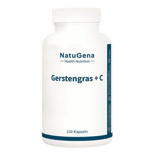 Gerstengras + Vitamin C gepuffert vegan Kapseln - 1