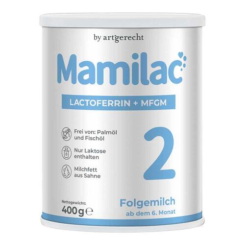 Mamilac Lactoferrin + Mfgm Folgemilch 2 ab d.6.M.Plv - 1