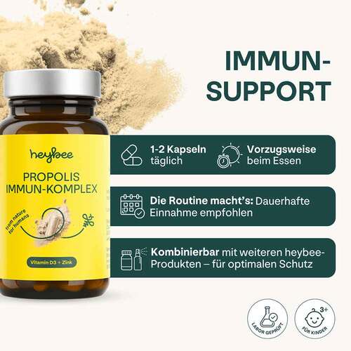 Heybee Propolis Immun-Komplex Kapseln - 3