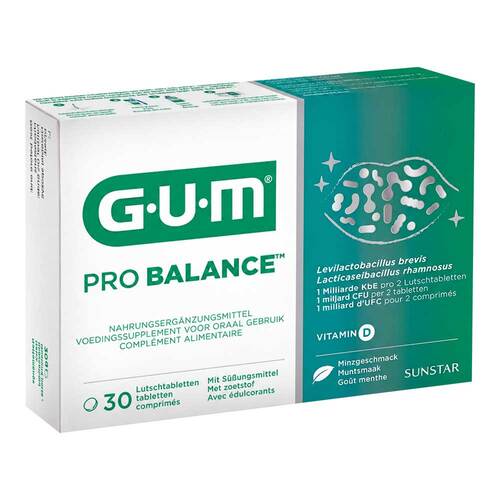 GUM Pro Balance Lutschtabletten mit Vitamin D3 - 1