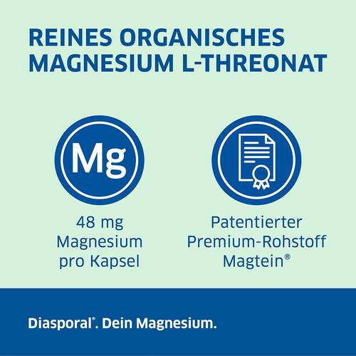 Magnesium Diasporal Magtein L-Threonat pure Kapseln  - 7