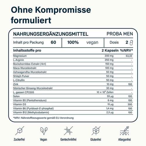 Nupure proba men Triple Komplex Pro Magnesium Kapseln  - 3