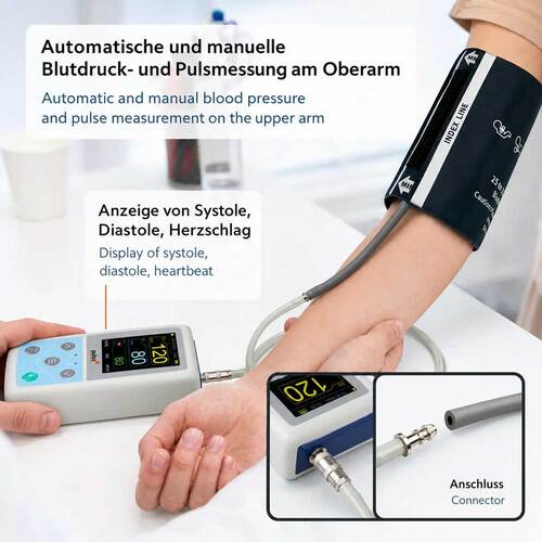 Pulox Abdm-50 Blutdruckmessger&auml;t Langzeitmessung - 3