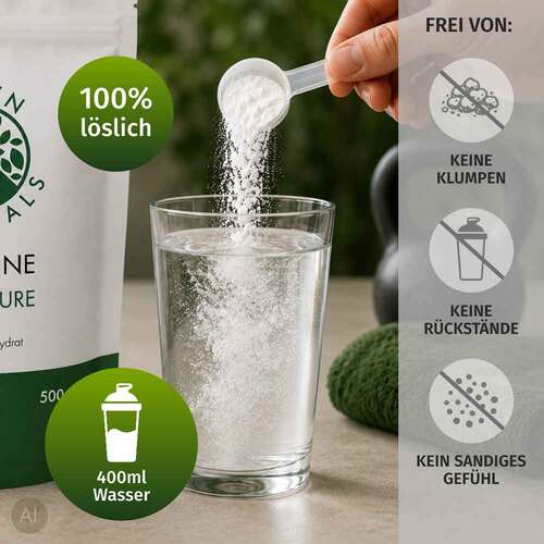 Green Naturals Creatine Ultra Pure 100% Monohydrat - 3