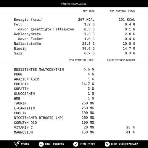 Facts Daily Vitality Ballastst.mit Protein &amp; Kreatin - 4