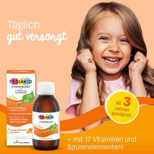 Pediakid Vitaminbuddy Sirup Oran.-Aprikosengeschm. - 2