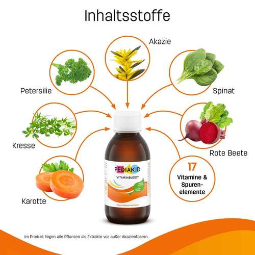 Pediakid Vitaminbuddy Sirup Oran.-Aprikosengeschm. - 3