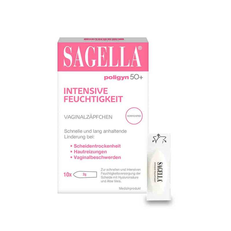 Sagella poligyn 50 + intensive Feuchtigkeit Ovula 10 St - Meine OnlineApo
